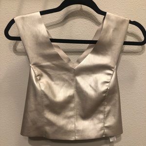 Zara Trafaluc Cropped Knit Top